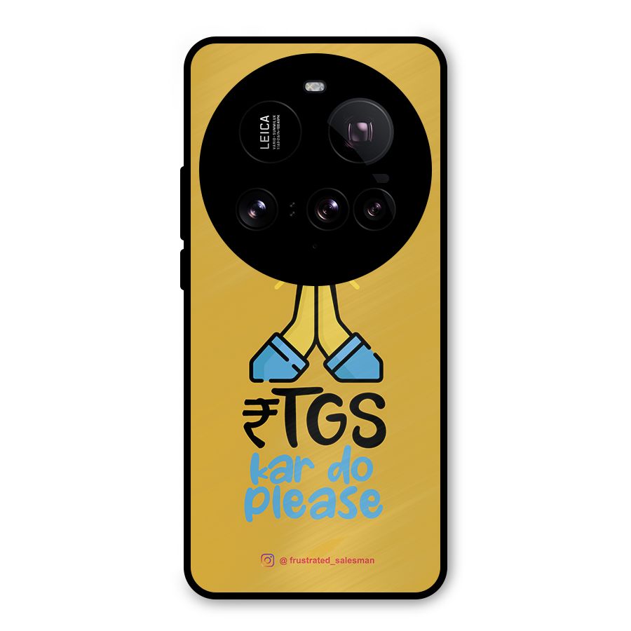 RTGS Kar Do Please Mustard Yellow Metal Back Case for Xiaomi 15 Ultra