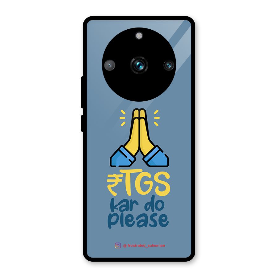 RTGS Kar Do Please SteelBlue Glass Back Case for Realme Narzo 60 Pro