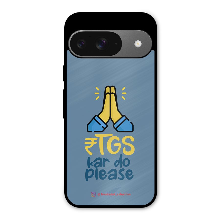 RTGS Kar Do Please SteelBlue Metal Back Case for Google Pixel 9