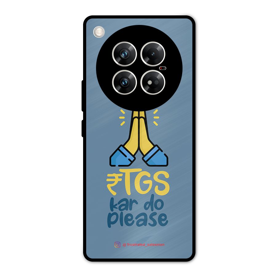 RTGS Kar Do Please SteelBlue Metal Back Case for Infinix Zero 40 5G