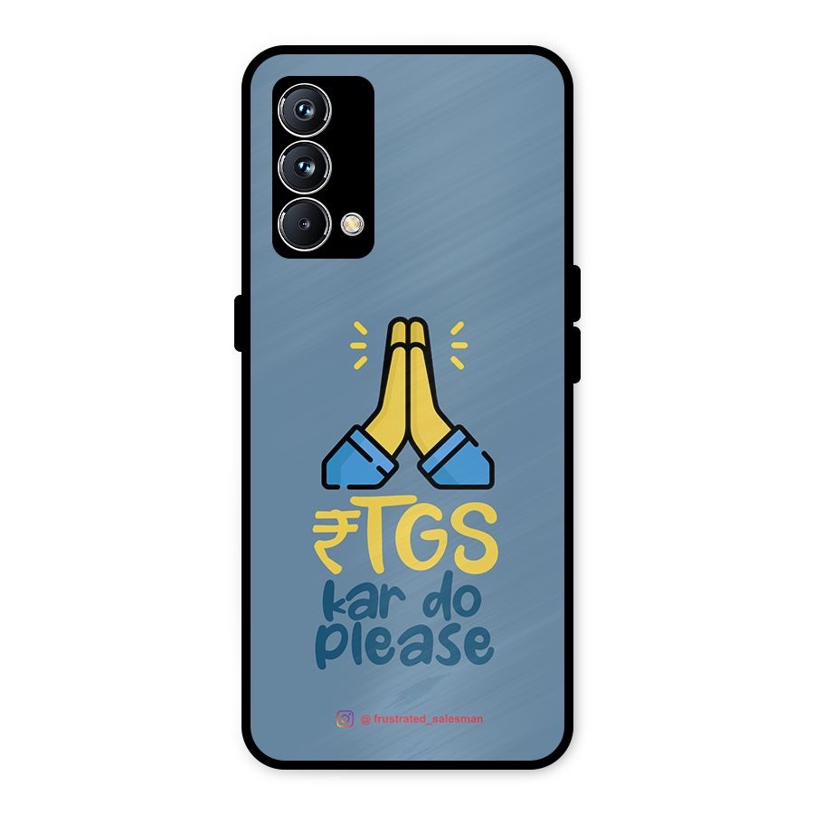 RTGS Kar Do Please SteelBlue Metal Back Case for Realme GT Master Edition