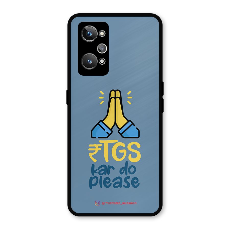 RTGS Kar Do Please SteelBlue Metal Back Case for Realme GT Neo2