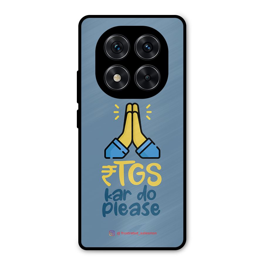 RTGS Kar Do Please SteelBlue Metal Back Case for Redmi Note 14 Pro 5G