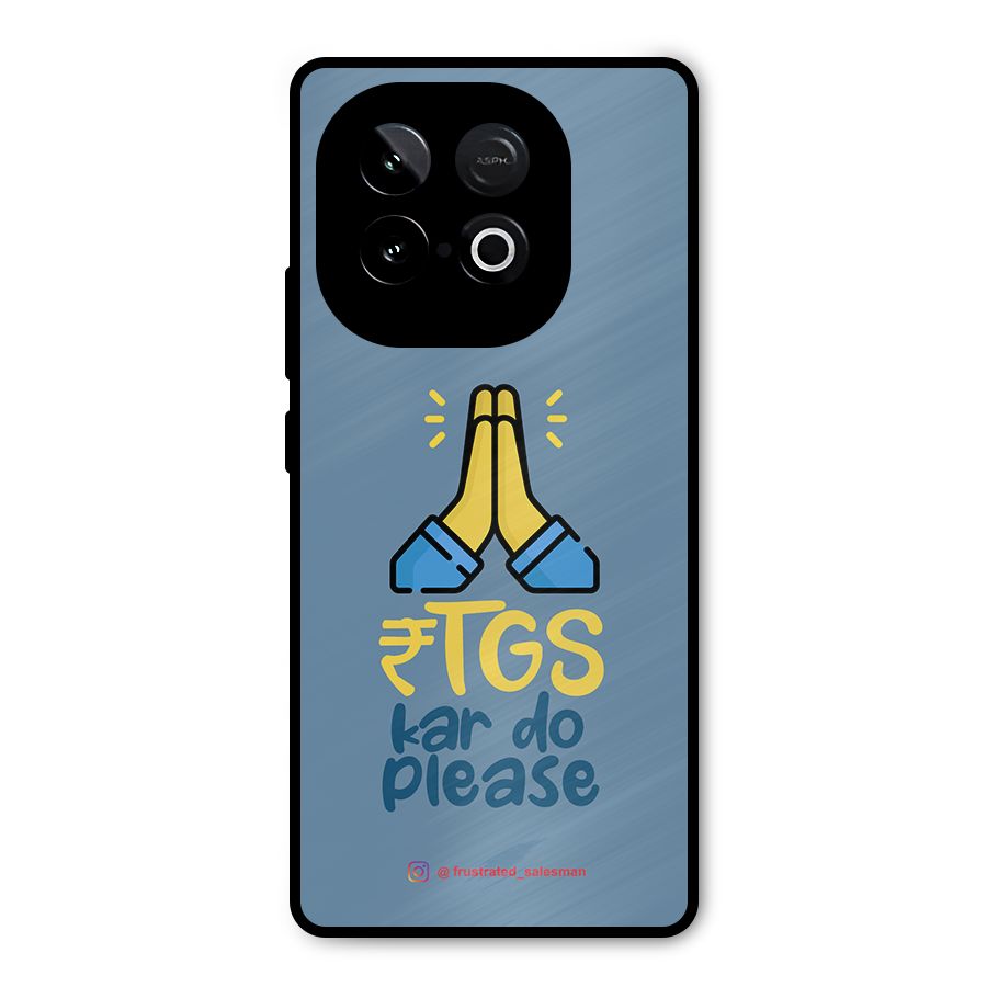RTGS Kar Do Please SteelBlue Metal Back Case for iQOO Neo 10