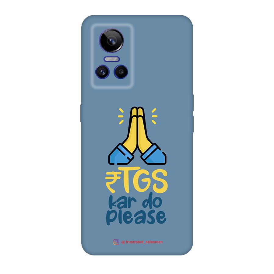 RTGS Kar Do Please SteelBlue Original Polycarbonate Back Case for Realme GT Neo 3