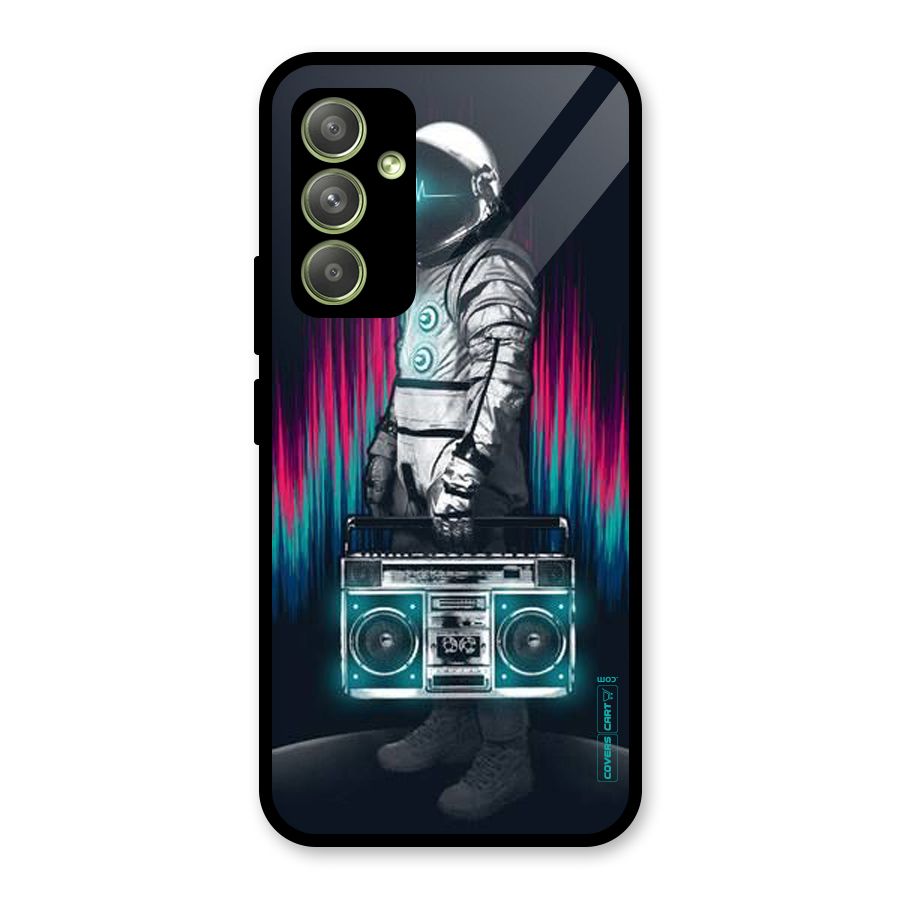 Radio Man Glass Back Case for Galaxy A54