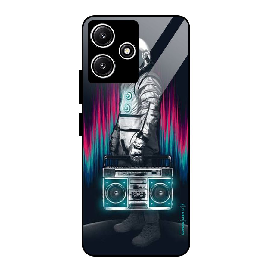 Radio Man Glass Back Case for Redmi 12 5G