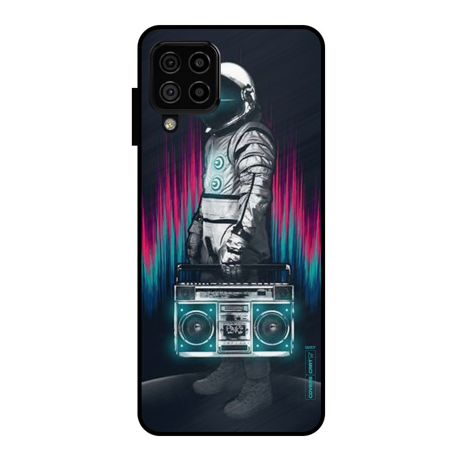 Radio Man Metal Back Case for Galaxy A22 4G