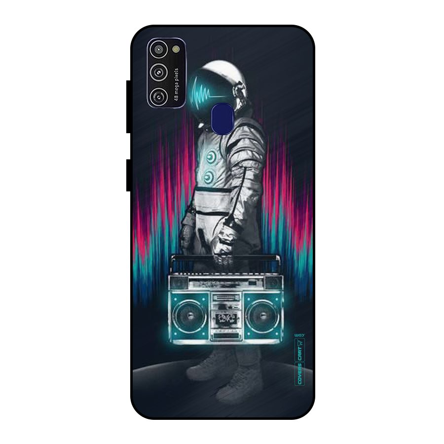 Radio Man Metal Back Case for Galaxy M21