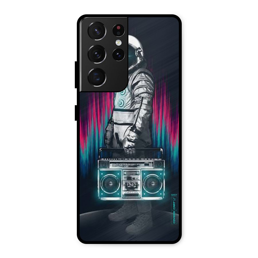 Radio Man Metal Back Case for Galaxy S21 Ultra 5G