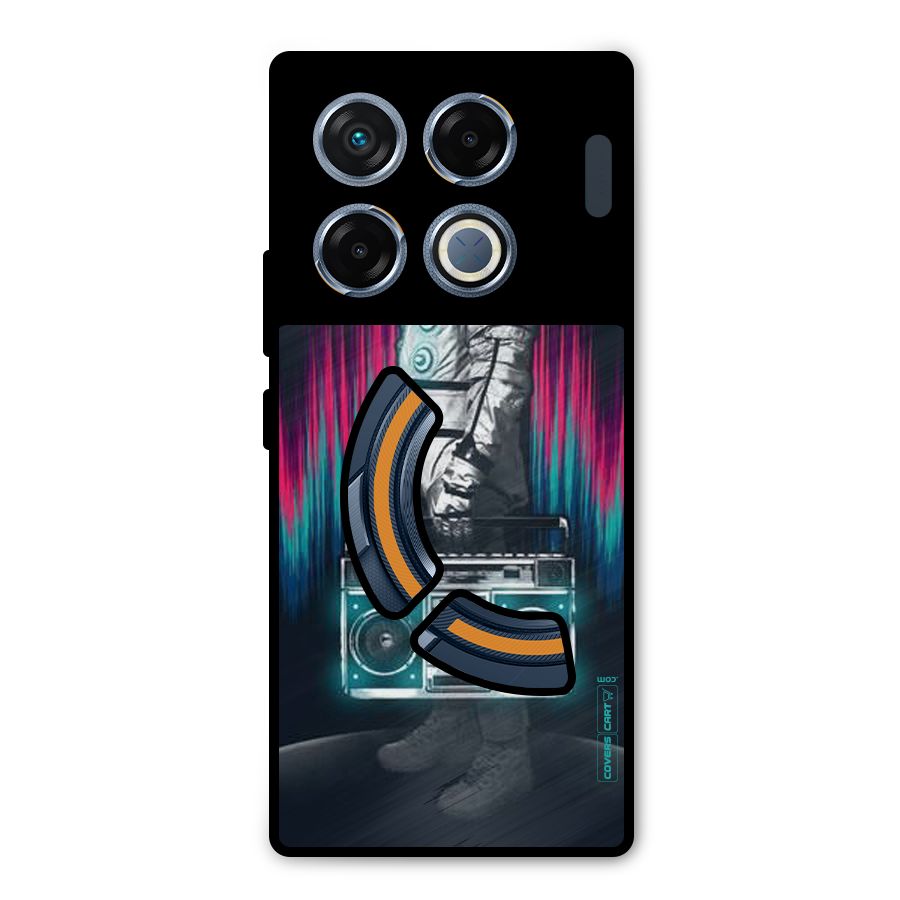 Radio Man Metal Back Case for Infinix GT 20 Pro