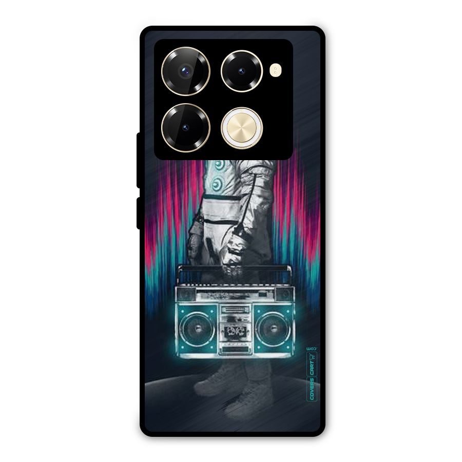 Radio Man Metal Back Case for Infinix Note 40 Pro Plus