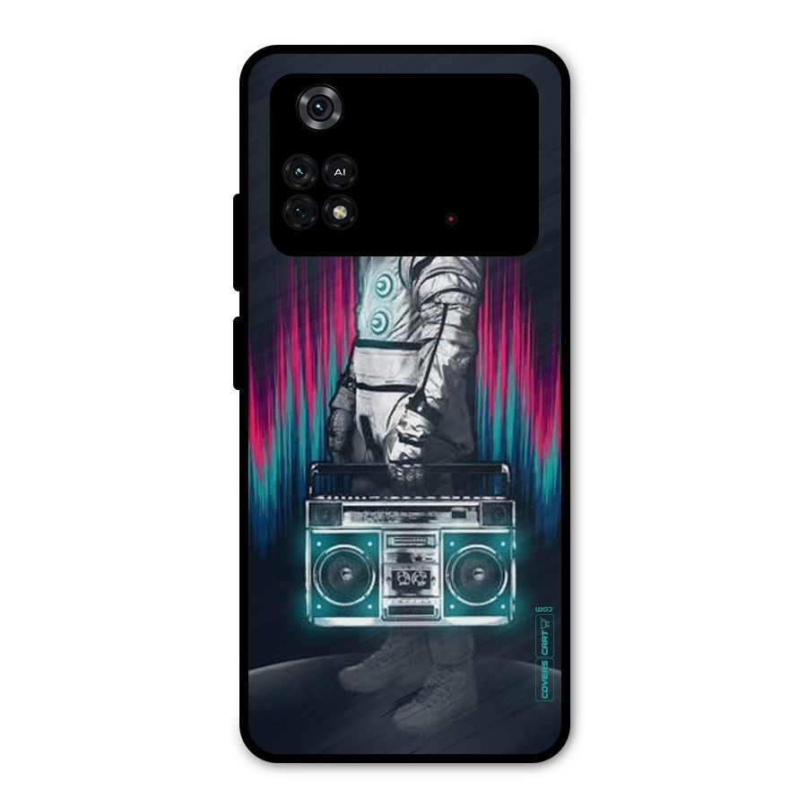 Radio Man Metal Back Case for Poco M4 Pro 4G