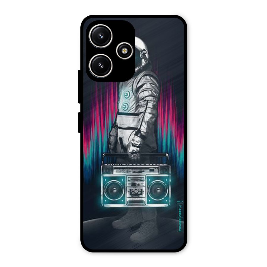 Radio Man Metal Back Case for Poco M6 Pro