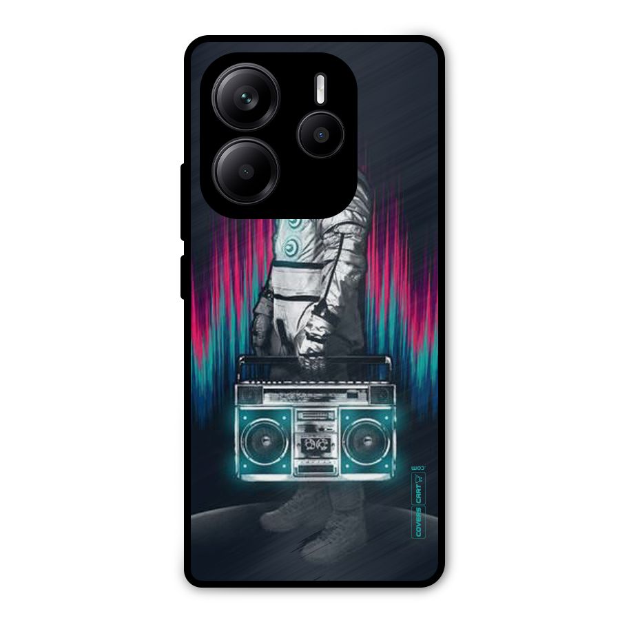 Radio Man Metal Back Case for Redmi Note 14 5G