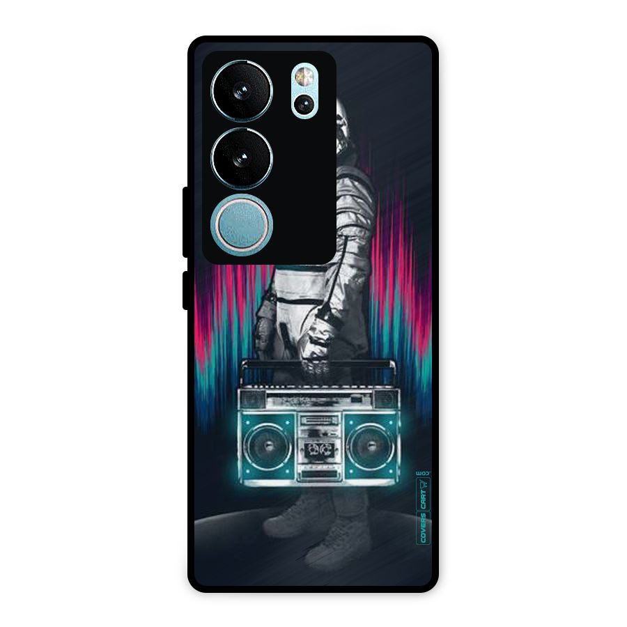 Radio Man Metal Back Case for Vivo V29 Pro