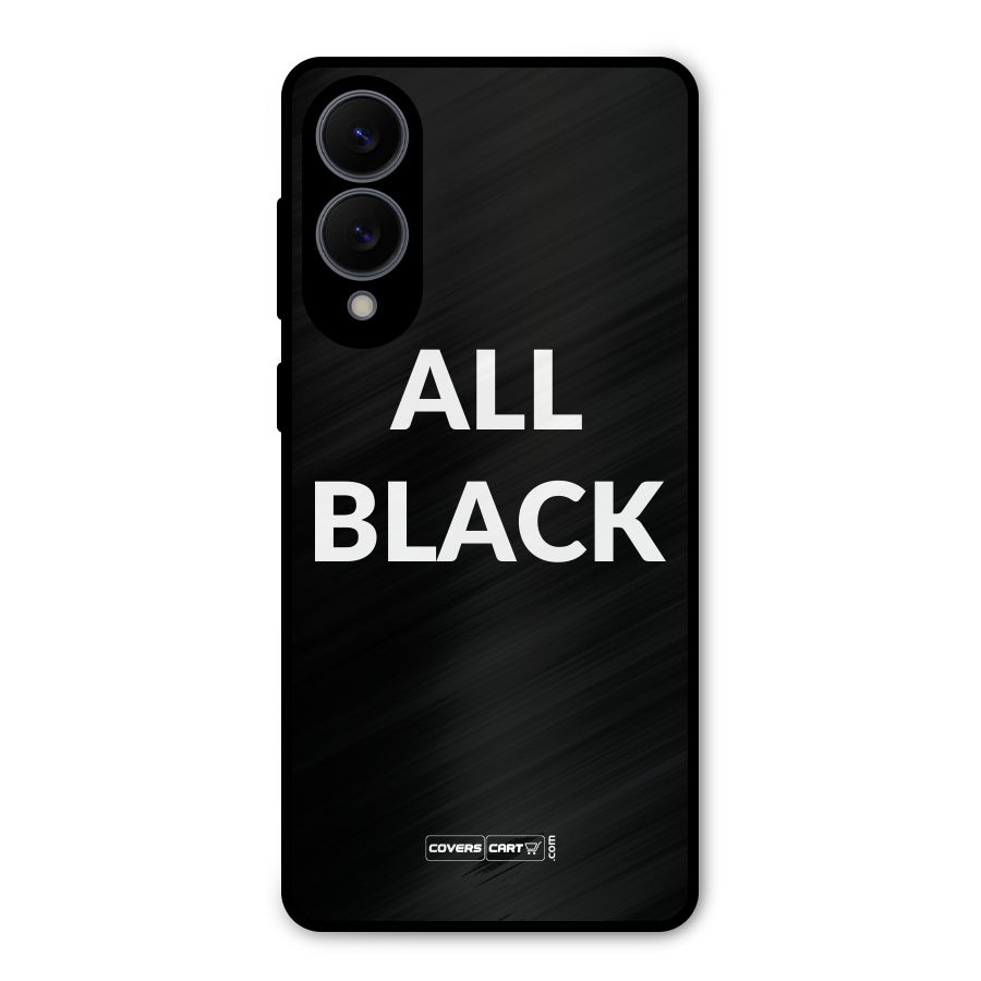 Raftaar All Black Metal Back Case for Galaxy S25 Edge
