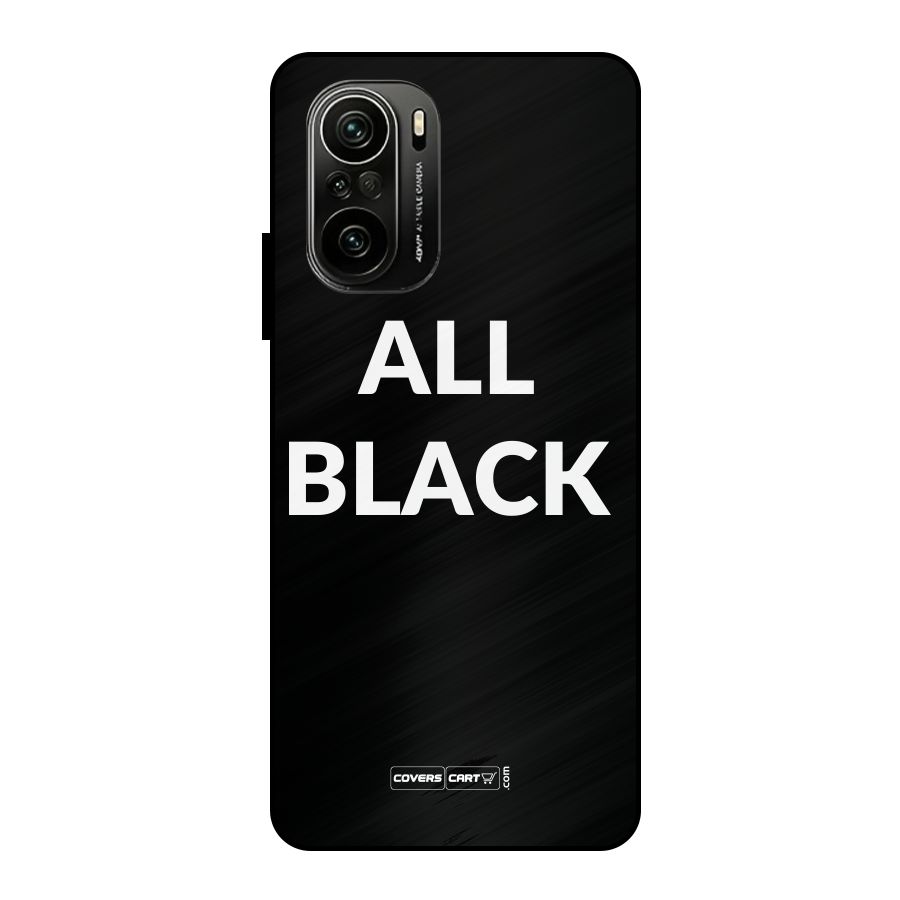 Raftaar All Black Metal Back Case for Mi 11x