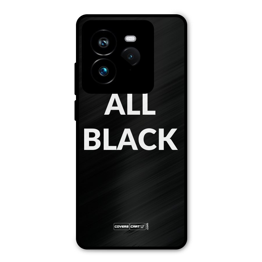 Raftaar All Black Metal Back Case for Realme GT 7 Pro