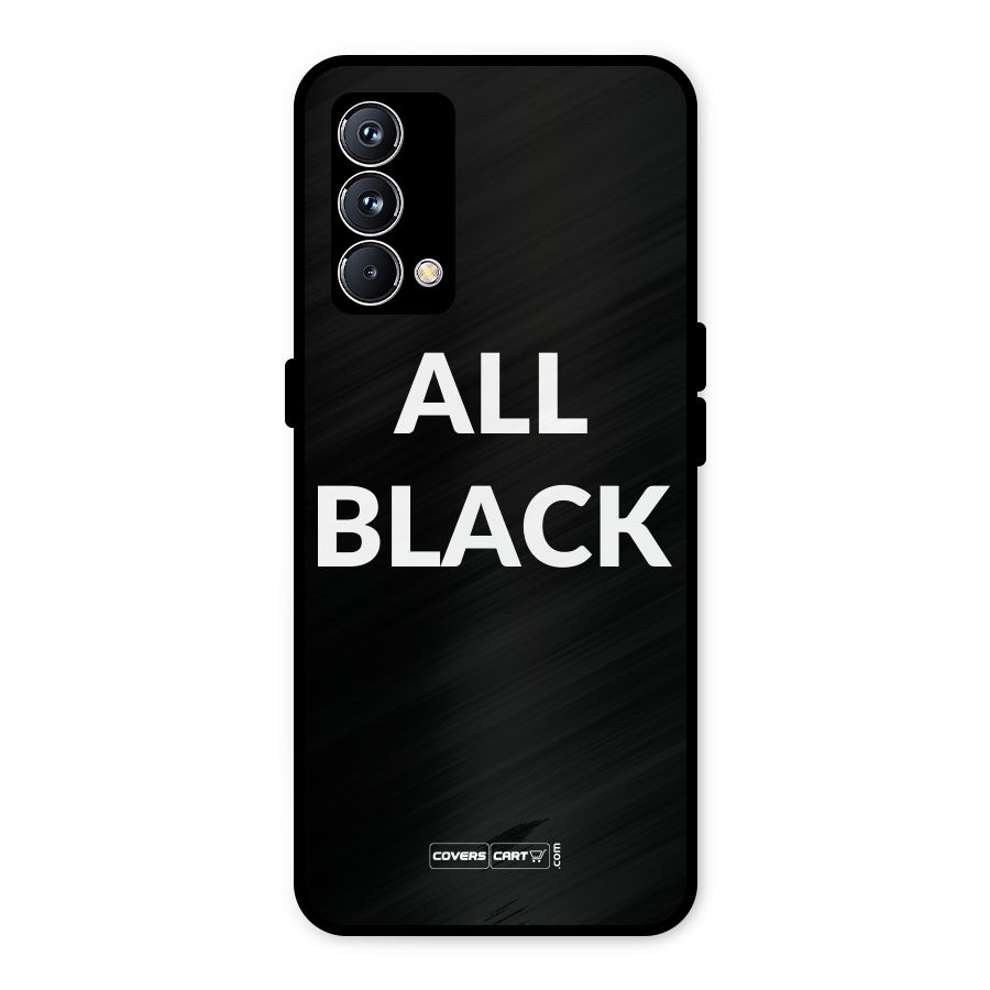 Raftaar All Black Metal Back Case for Realme GT Master Edition