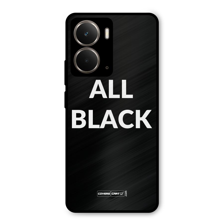 Raftaar All Black Metal Back Case for Realme P3