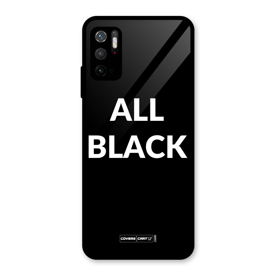 Raftaar All Black Metal Back Case for Redmi Note 10T 5G