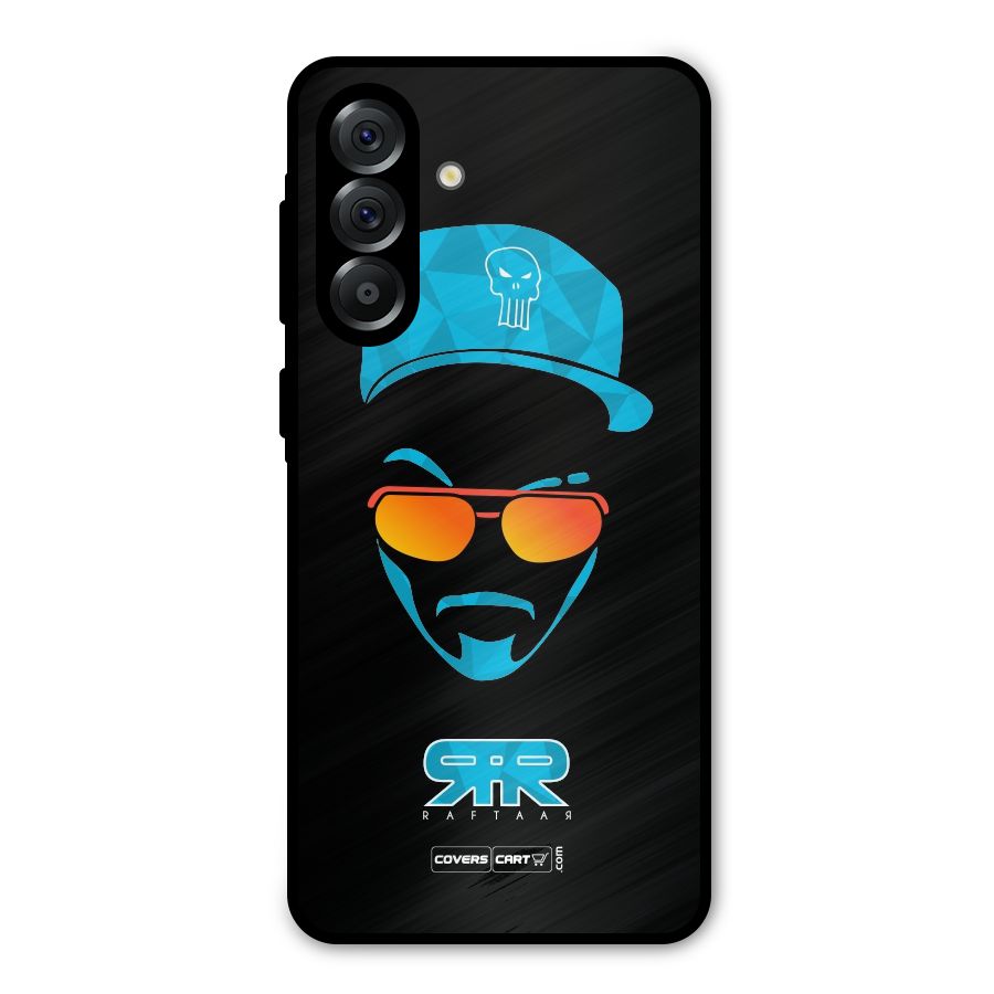 Raftaar Black and Blue Metal Back Case for Galaxy A56