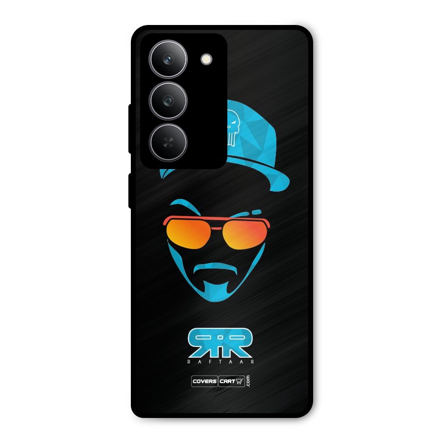 Raftaar Black and Blue Metal Back Case for Realme P3x