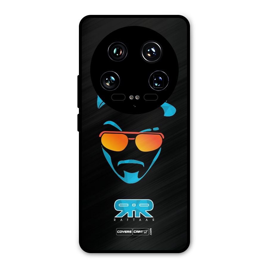 Raftaar Black and Blue Metal Back Case for Xiaomi 14 Ultra