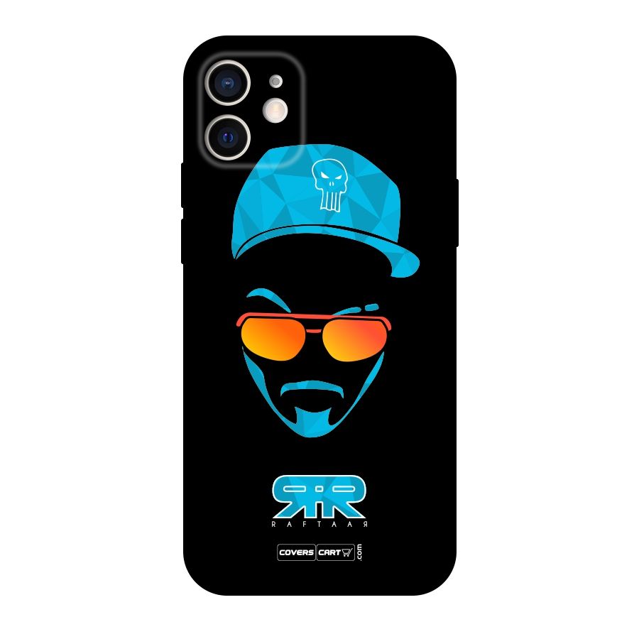 Raftaar Black and Blue Original Polycarbonate Back Case for iPhone 12