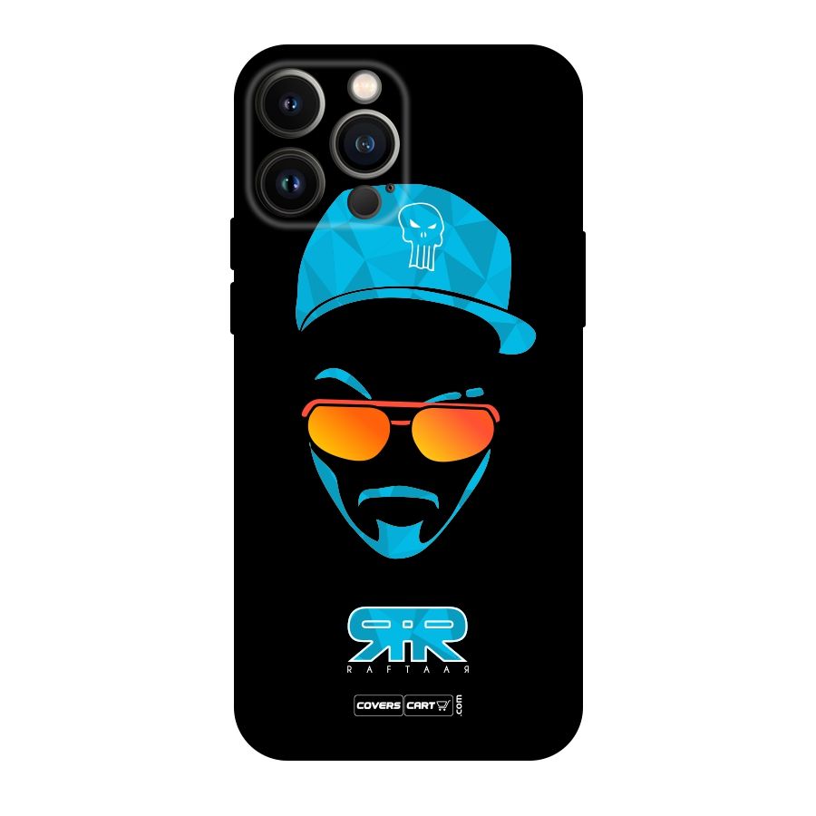 Raftaar Black and Blue Original Polycarbonate Back Case for iPhone 13 Pro Max