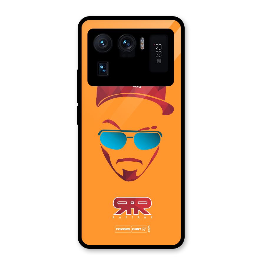 Raftaar Orange Glass Back Case for Mi 11 Ultra