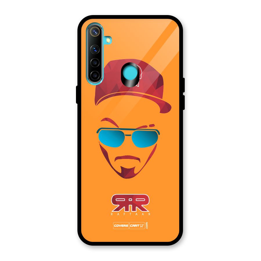 Raftaar Orange Glass Back Case for Realme Narzo 10