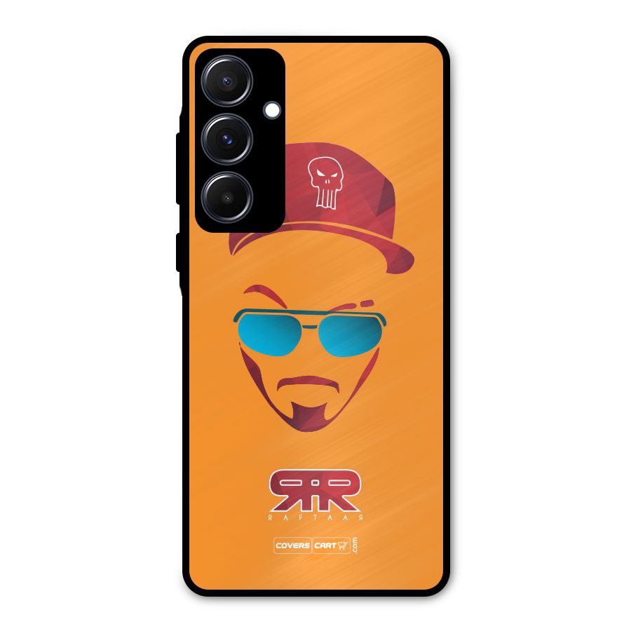 Raftaar Orange Metal Back Case for Galaxy A55