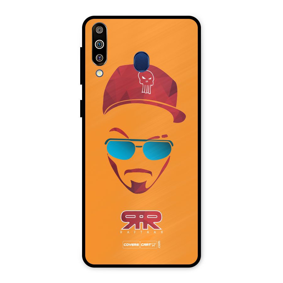 Raftaar Orange Metal Back Case for Galaxy M30