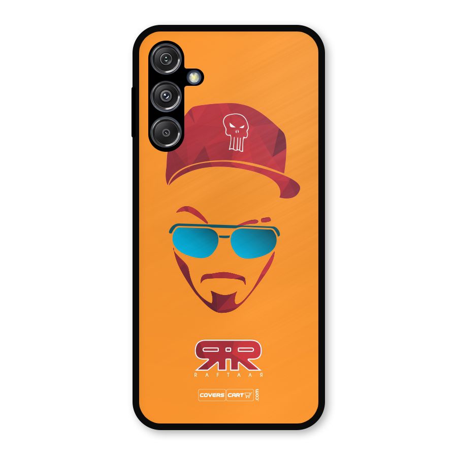 Raftaar Orange Metal Back Case for Galaxy M34 5G