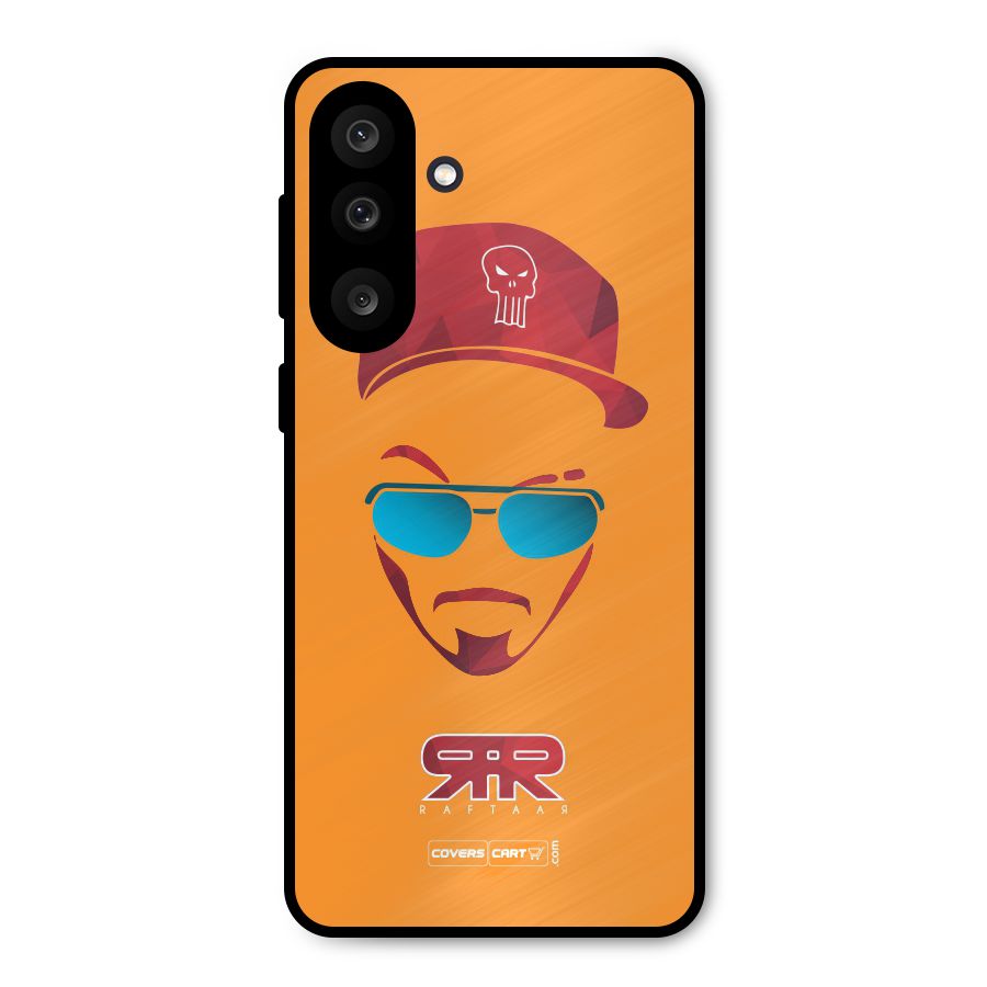 Raftaar Orange Metal Back Case for Galaxy M56