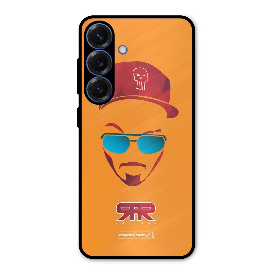 Raftaar Orange Metal Back Case for Galaxy S25
