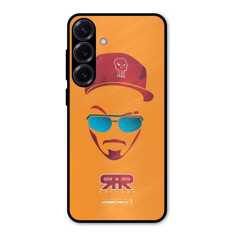 Raftaar Orange Metal Back Case for Galaxy S25 Plus