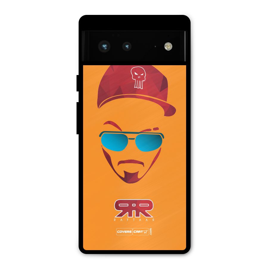 Raftaar Orange Metal Back Case for Google Pixel 6