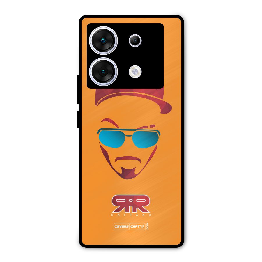 Raftaar Orange Metal Back Case for Infinix Zero 30 5G