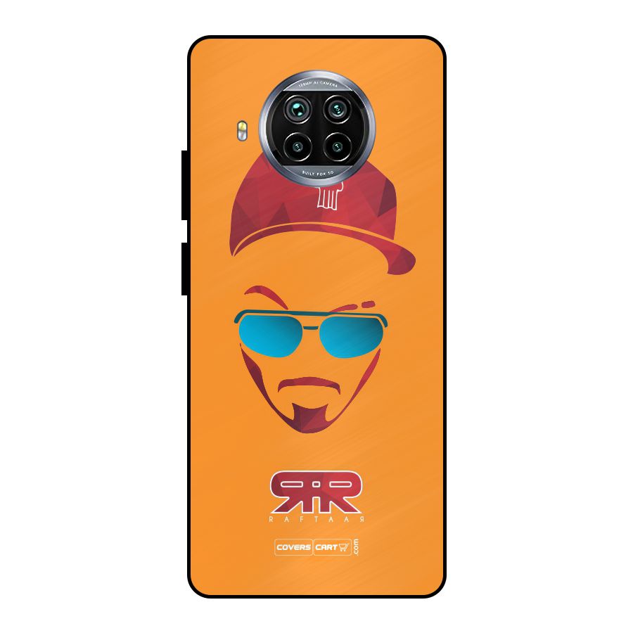 Raftaar Orange Metal Back Case for Mi 10i