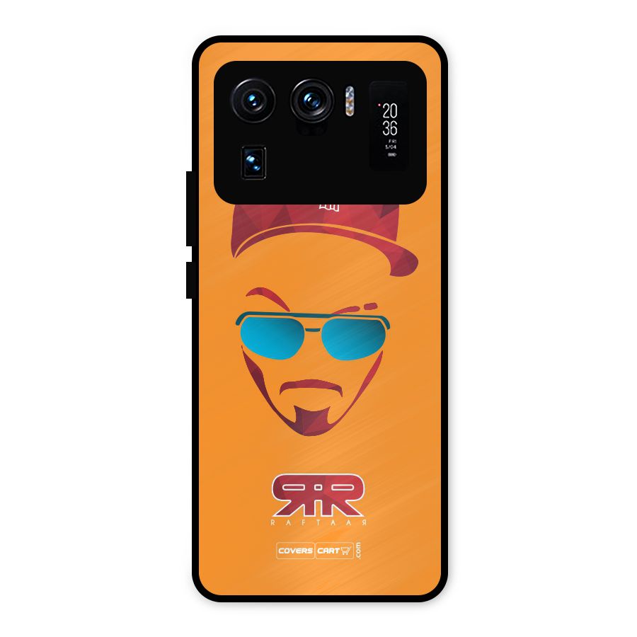 Raftaar Orange Metal Back Case for Mi 11 Ultra
