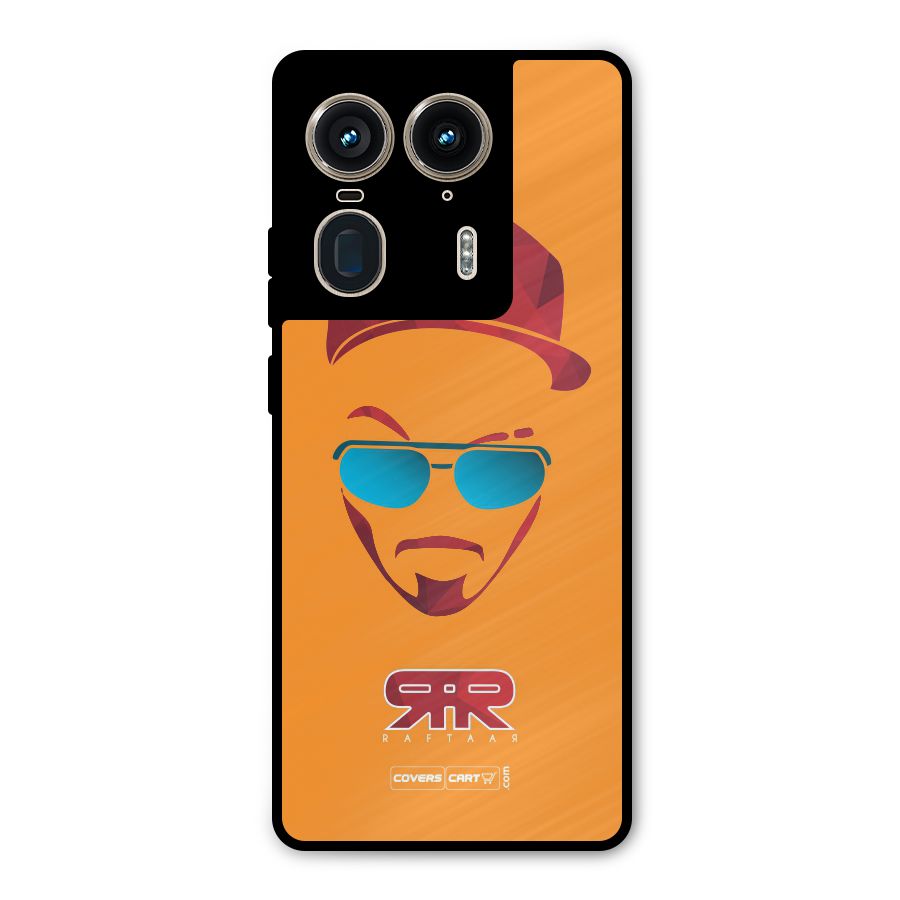 Raftaar Orange Metal Back Case for Motorola Edge 50 Ultra