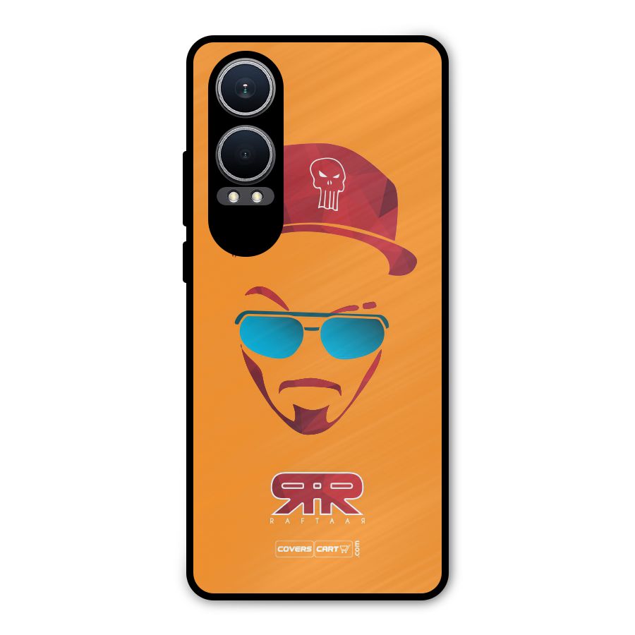 Raftaar Orange Metal Back Case for OnePlus Nord CE4 Lite