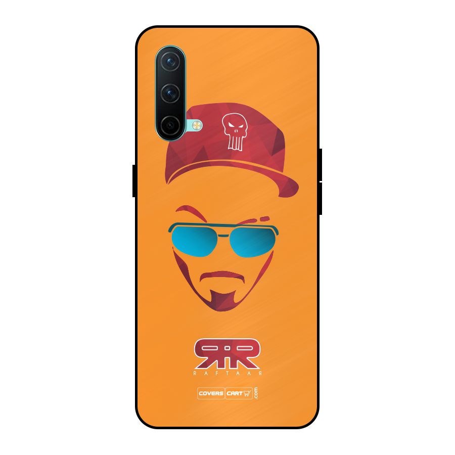 Raftaar Orange Metal Back Case for OnePlus Nord CE 5G