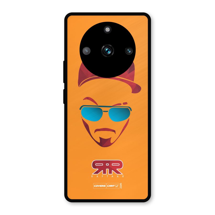 Raftaar Orange Metal Back Case for Realme 11 Pro