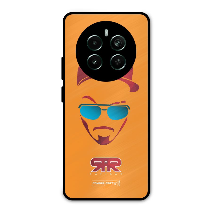 Raftaar Orange Metal Back Case for Realme 12 Pro Plus