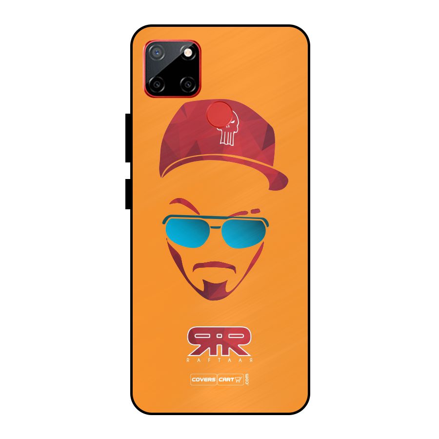 Raftaar Orange Metal Back Case for Realme C12