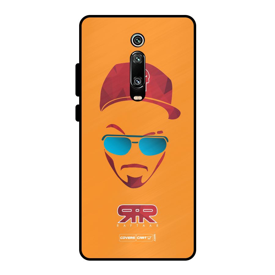 Raftaar Orange Metal Back Case for Redmi K20
